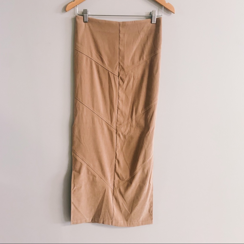 Vintage | Y2K | high waisted slit skirt